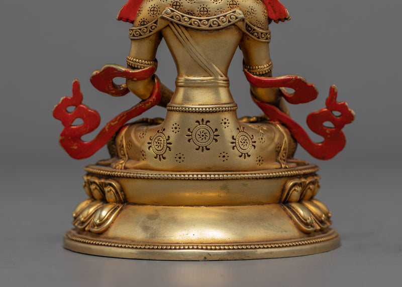 Small Ksitigarbha Statue | Machine Made Bodhisattva Sculpture