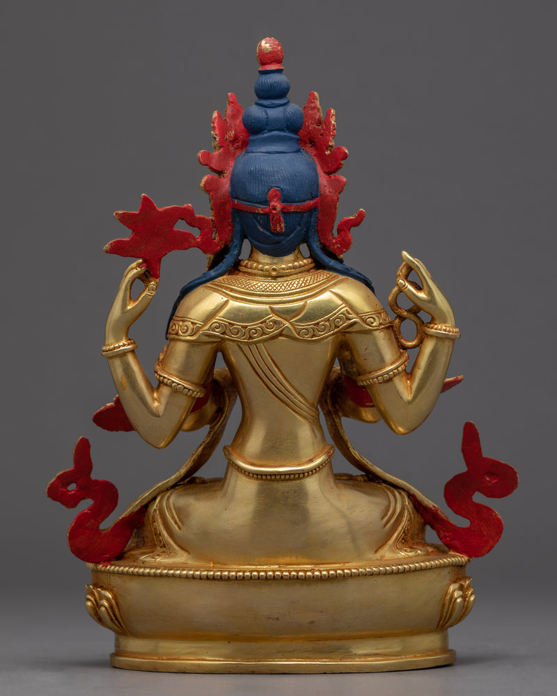 Chenrezig Bodhisattva Statue | Tibetan Himalayan Artwork