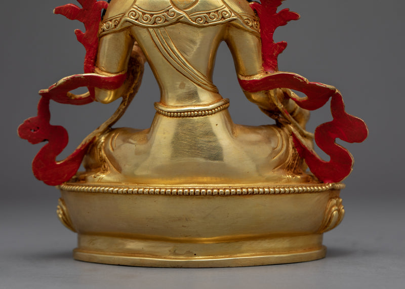 Compassionate Green Tara Statue | Himalayan Buddhist Artwork