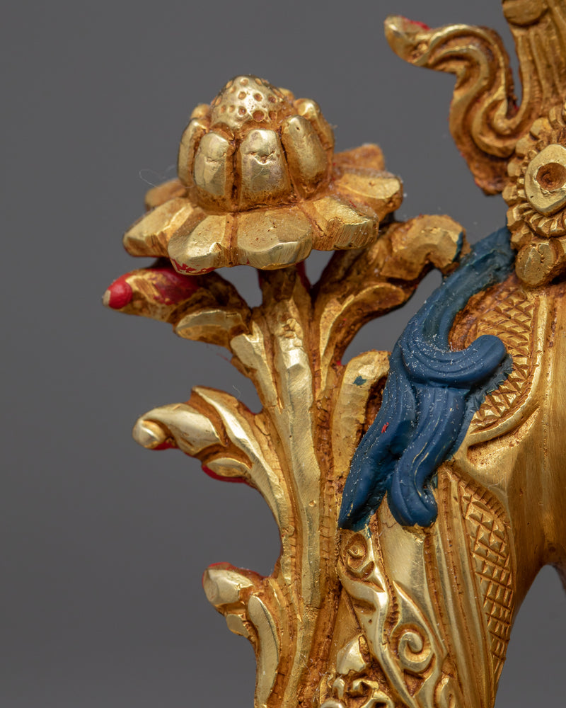 Compassionate Green Tara Statue | Himalayan Buddhist Artwork