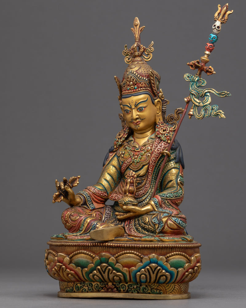 Guru Padmasambhava Sculpture Art | Tibetan Tantric Master