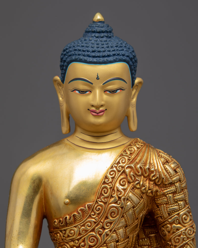Shakyamuni Buddha Figurine | Tibetan Himalayan Artwork