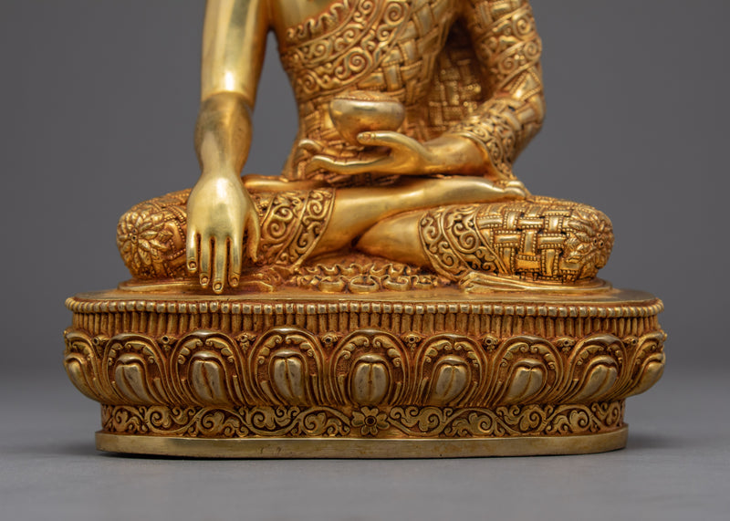 Shakyamuni Buddha Figurine | Tibetan Himalayan Artwork