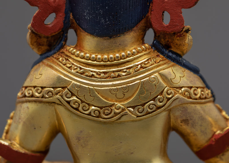 Dzambhala Sculpture | Tibetan Hand-Carved Wealth Deity
