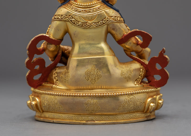 Dzambhala Sculpture | Tibetan Hand-Carved Wealth Deity