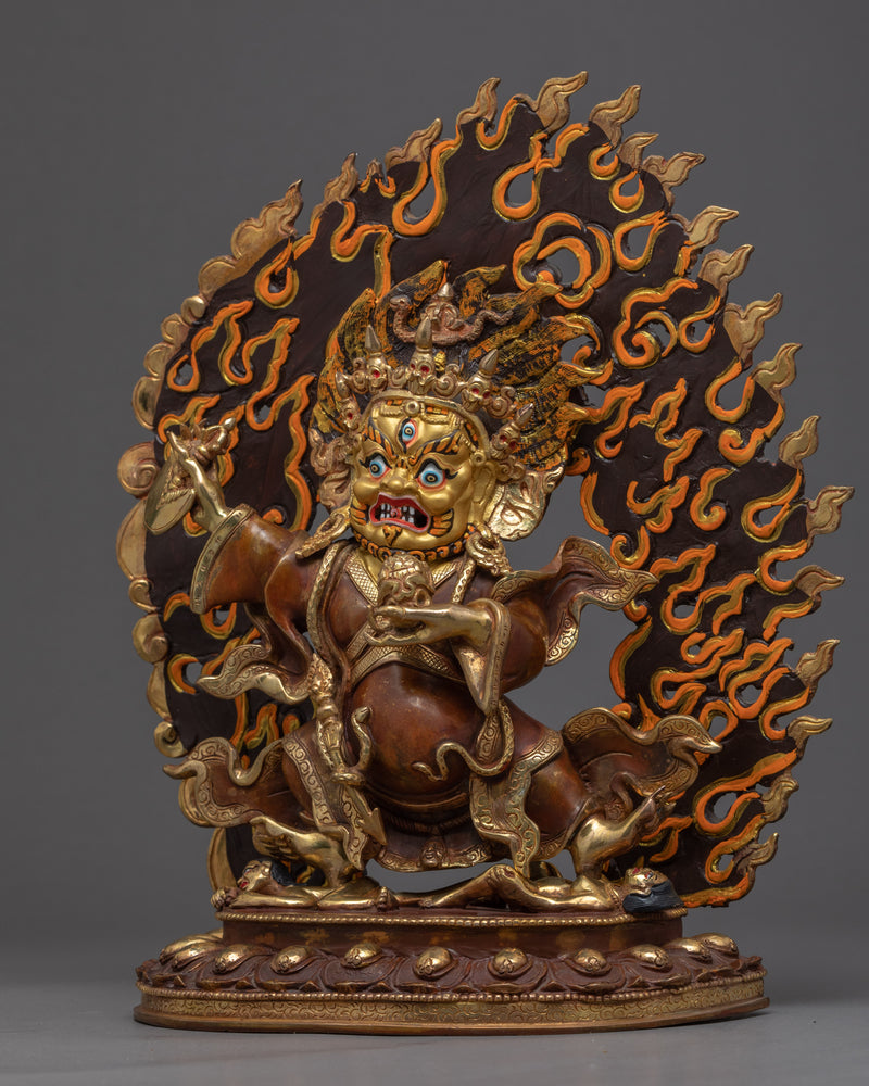 Mahakala Bernagchen Sculpture | Tibetan Himalayan Art of Nepal