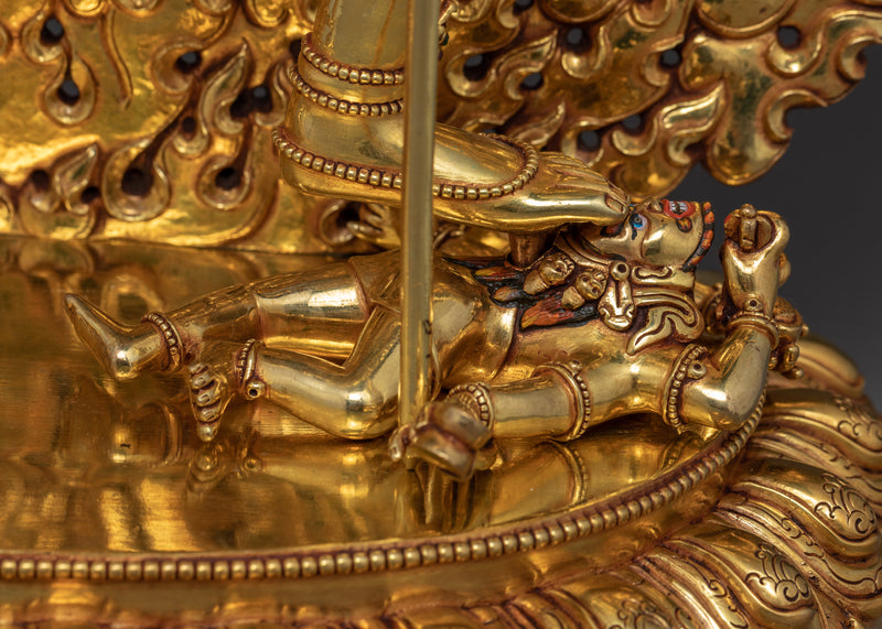 Vajrayogini Gold Sculpture | Handmade Buddhist Dakini Statue