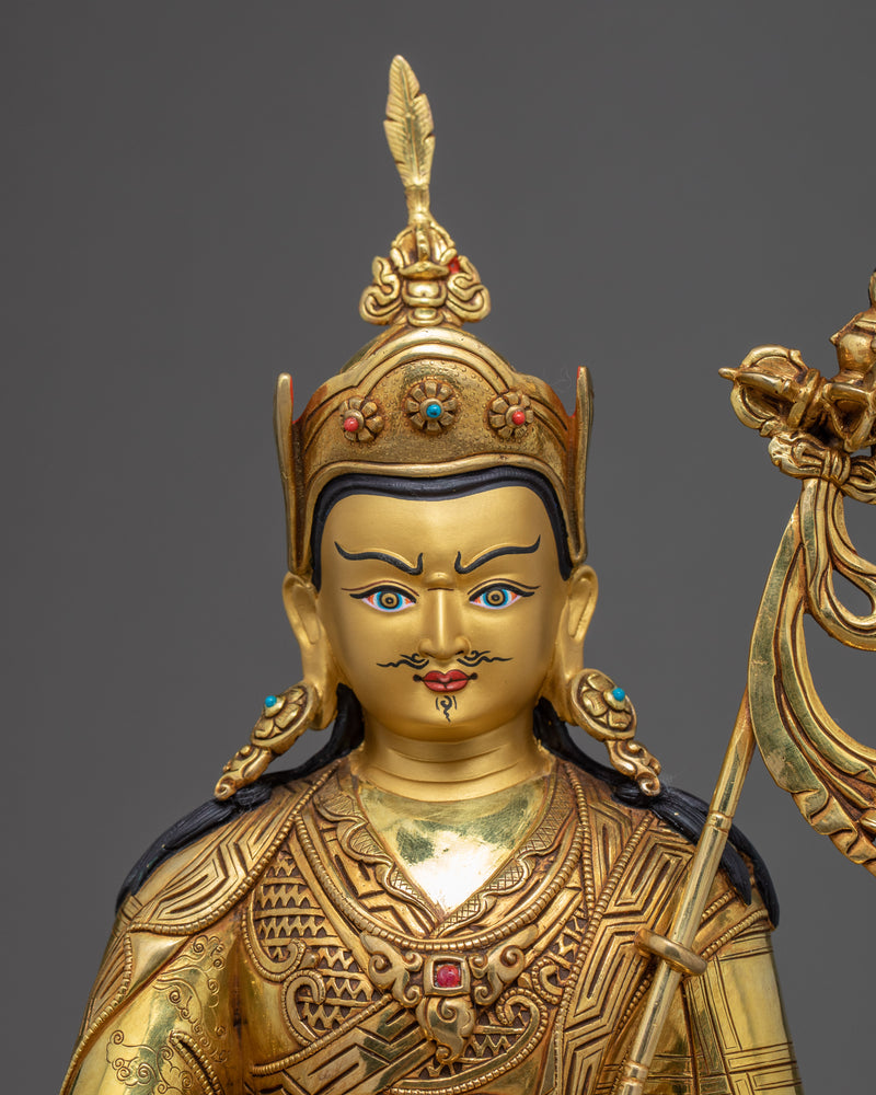 Padmasambhava Art | Hand-Carved Buddhist Deity Sculpture