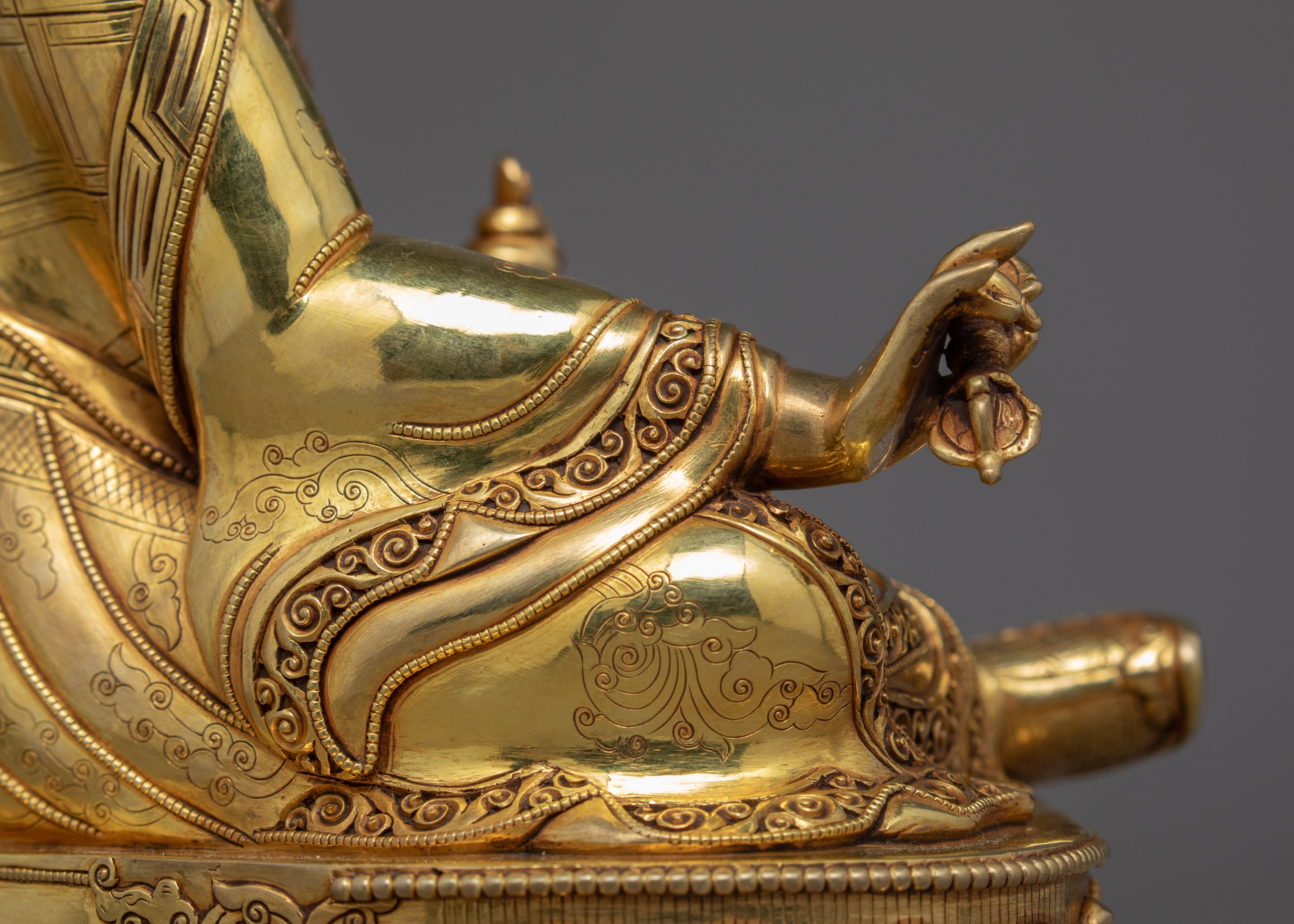 Padmasambhava Art | Hand-Carved Buddhist Deity Sculpture