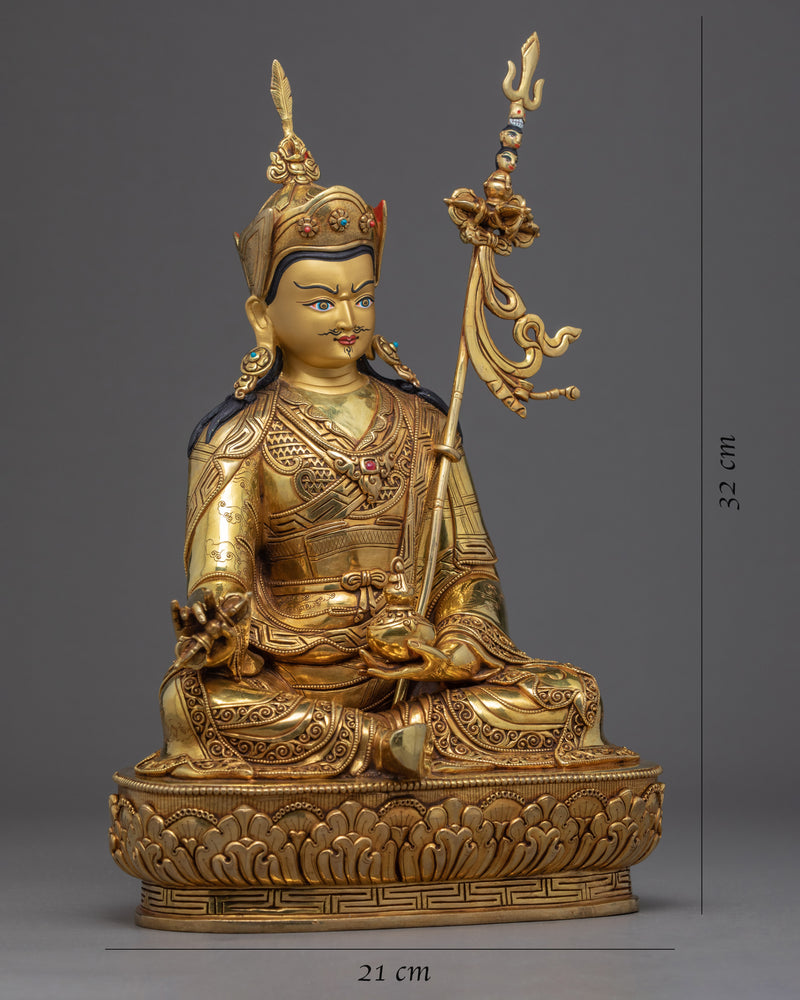 Padmasambhava Art | Hand-Carved Buddhist Deity Sculpture