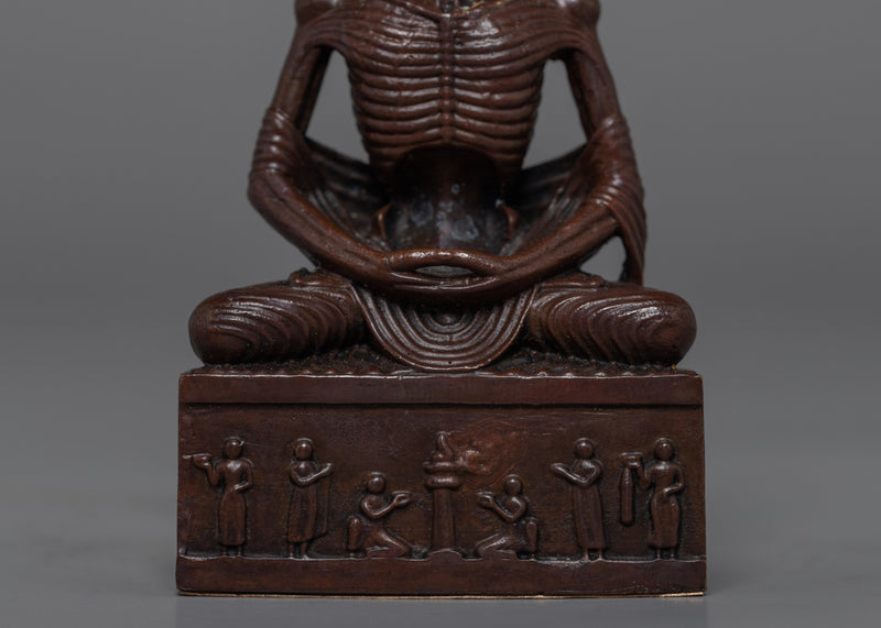 Fasting Shakyamuni Buddha Sculpture | Traditional Himalayan Art
