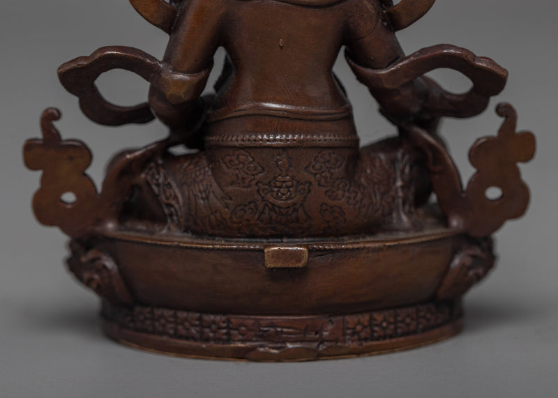 Mini Dzambhala Statue | Wealth Deity of Buddhism
