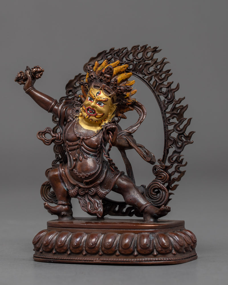 Mini Vajrapani Statue | Traditional Buddhist art