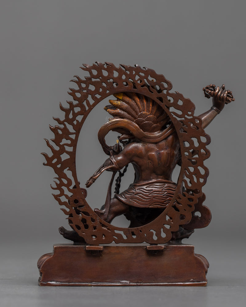 Mini Vajrapani Statue | Traditional Buddhist art
