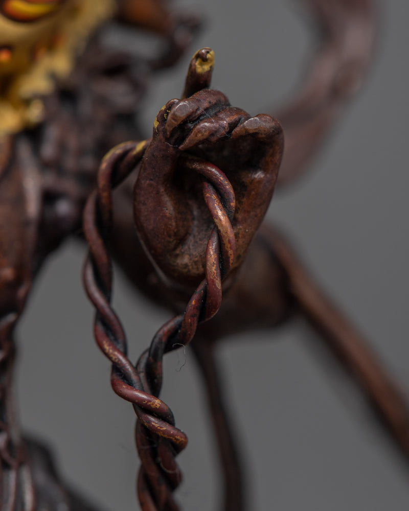 Mini Vajrapani Statue | Traditional Buddhist art
