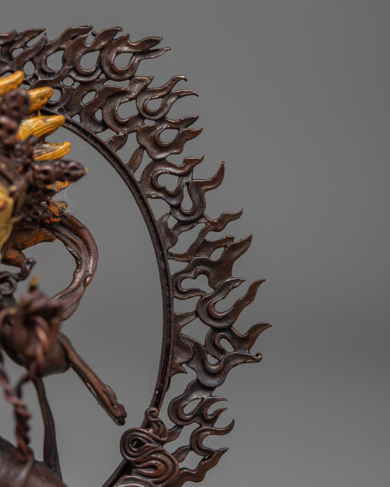 Mini Vajrapani Statue | Traditional Buddhist art