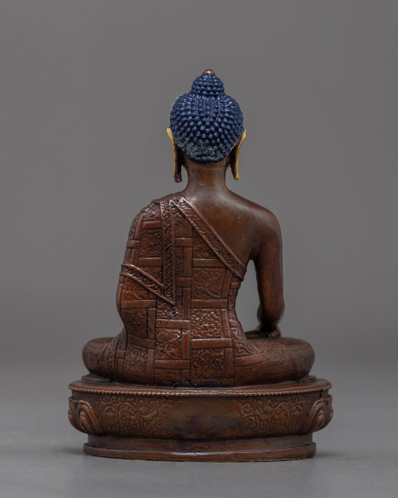 Mini Shakyamuni Buddha Statue | Traditional Buddhist sculpture