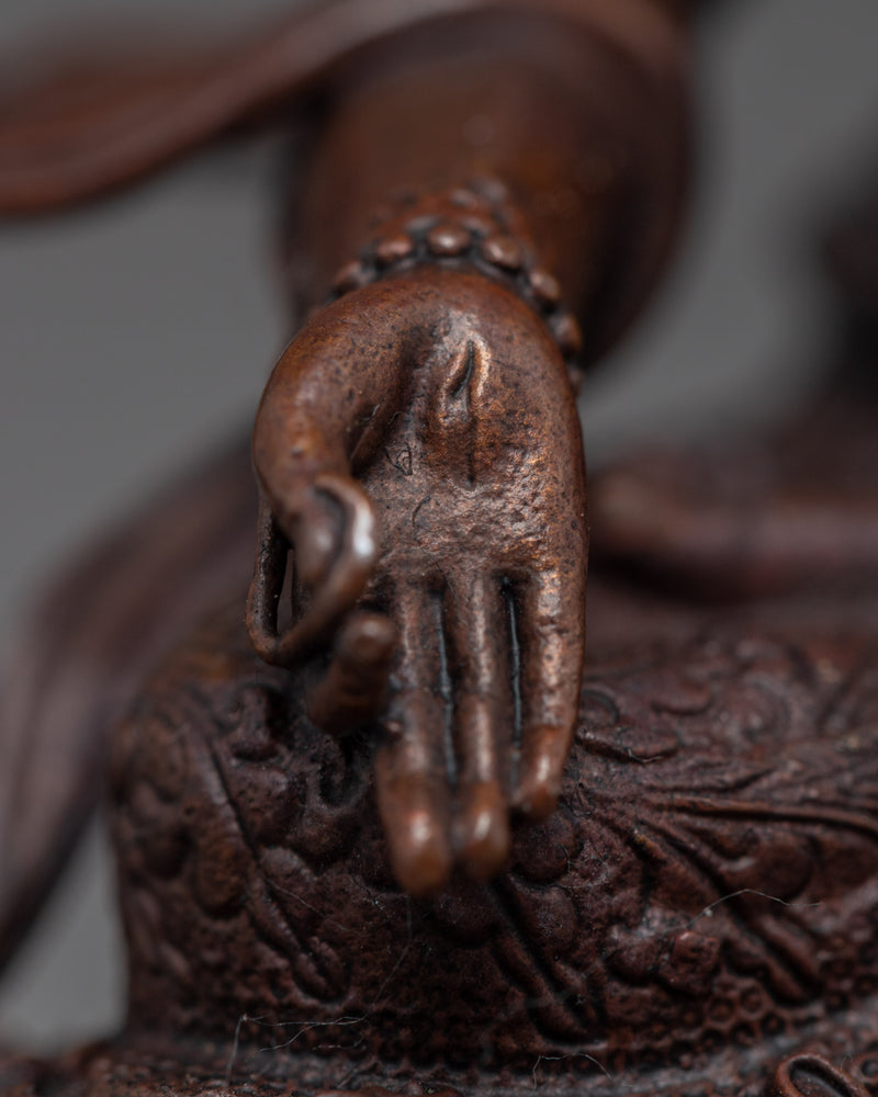 Mini White Tara Statue | Himalayan Buddhist Art