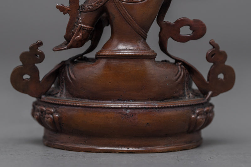 Mini Manjushri Statue | Bodhisattva Deity of Wisdom