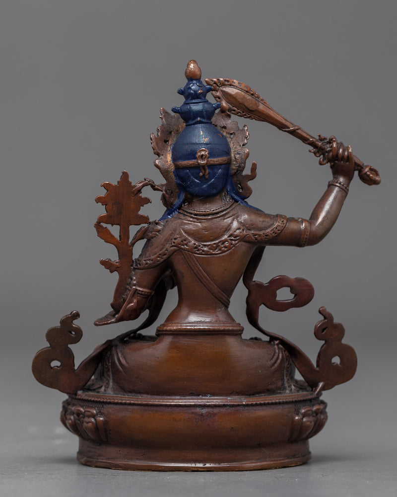 Mini Manjushri Statue | Bodhisattva Deity of Wisdom