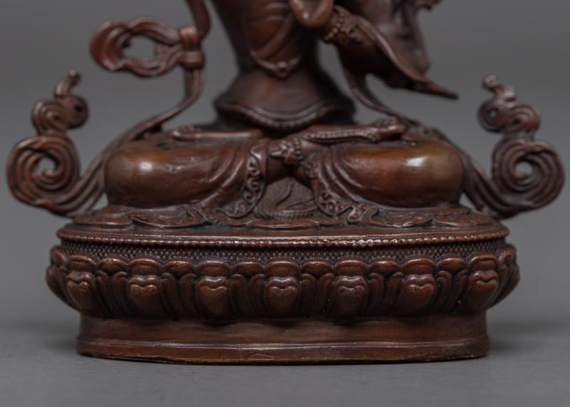 Mini Manjushri Statue | Bodhisattva Deity of Wisdom