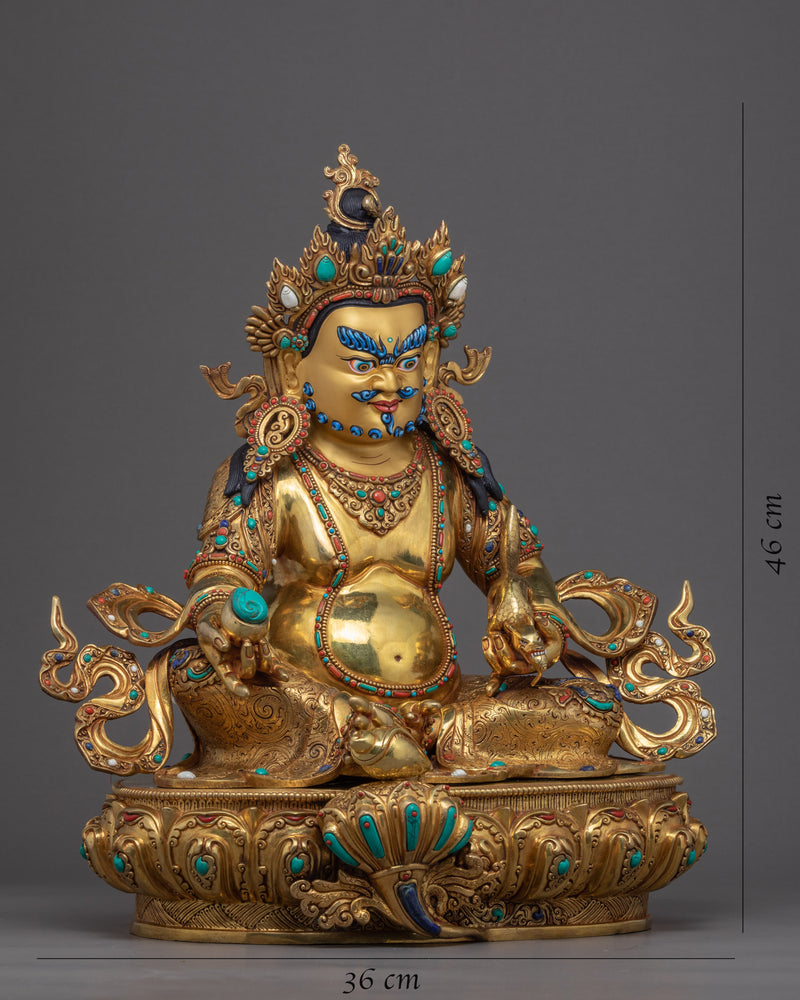 Statue of Dzambhala | Wealth Deity of Buddhism