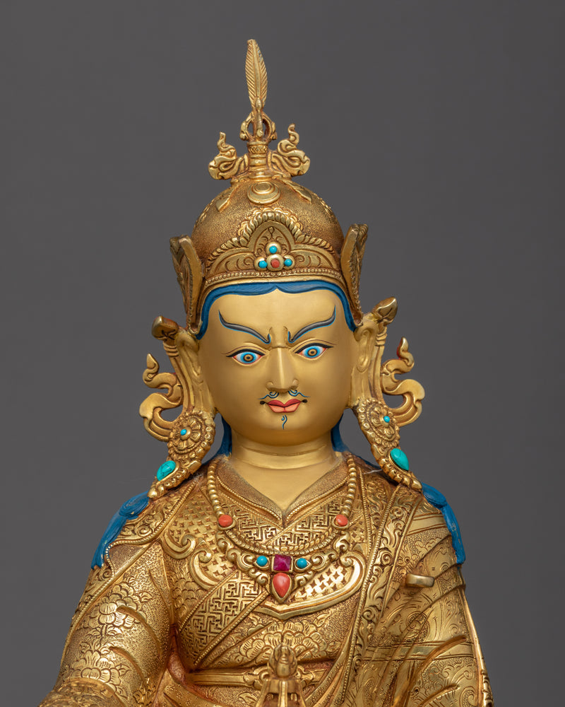 Guru Rinpoche Padmasambhava Sculpture | Handmade Artwork