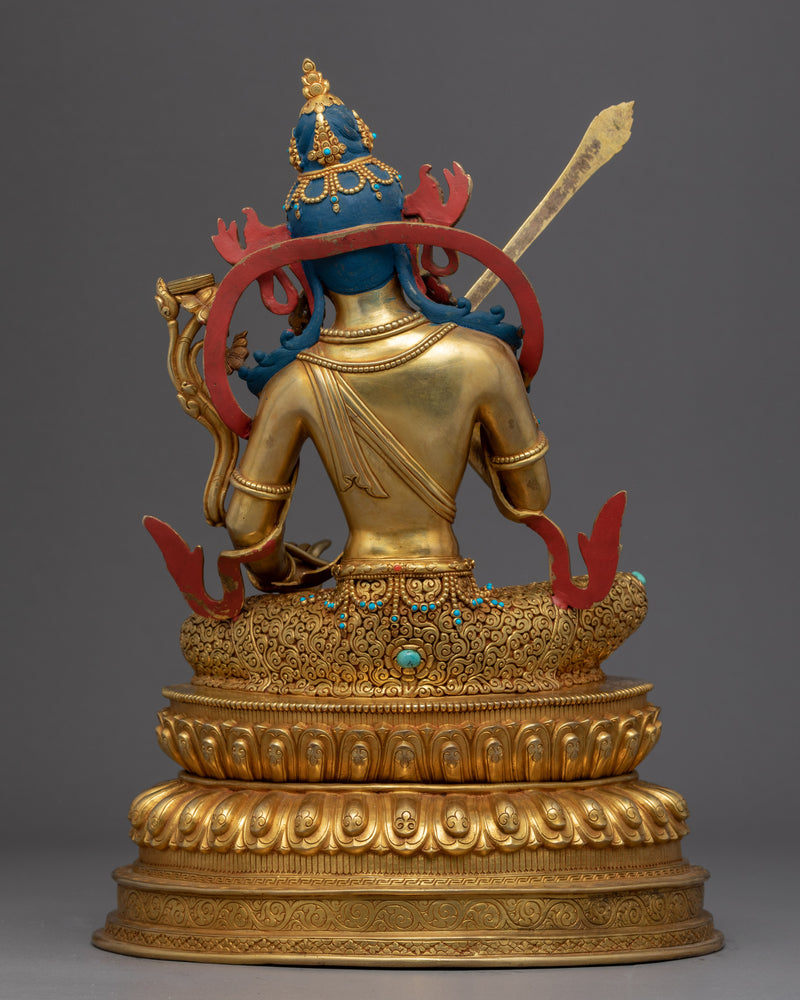 Rare Manjushri Statue | Hand-made Himalayan Traditional Art