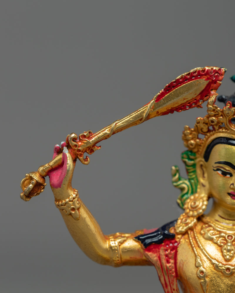 Bodhisattva Manjushri | The Deity Of Wisdom | Traditional Artwork