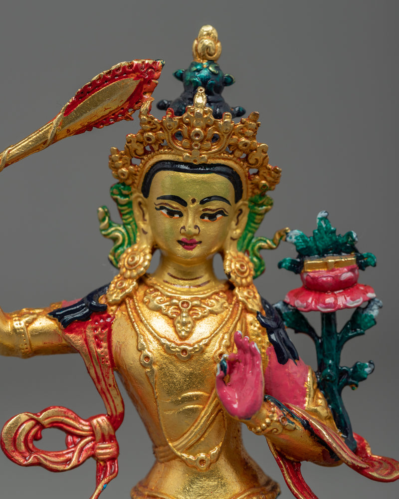 Bodhisattva Manjushri | The Deity Of Wisdom | Traditional Artwork