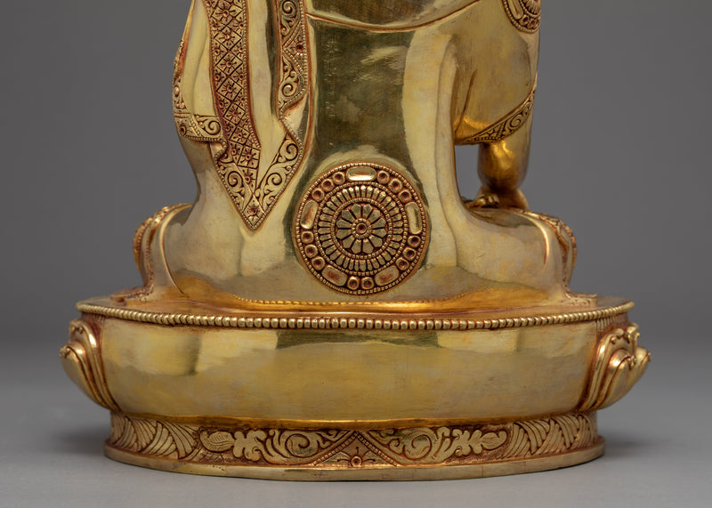Statue Of Buddha Shakyamuni Seated In Meditation | Traditional Himalayan Art
