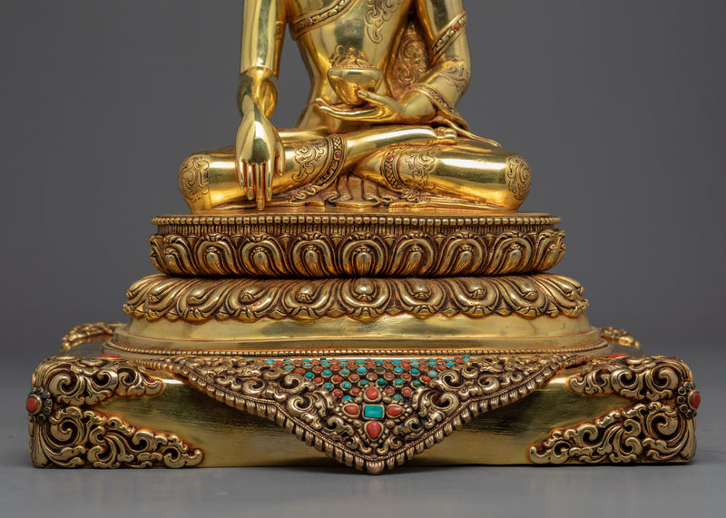 Statue of Seated Shakyamuni Buddha | Meditation Statue | Himalayan Art