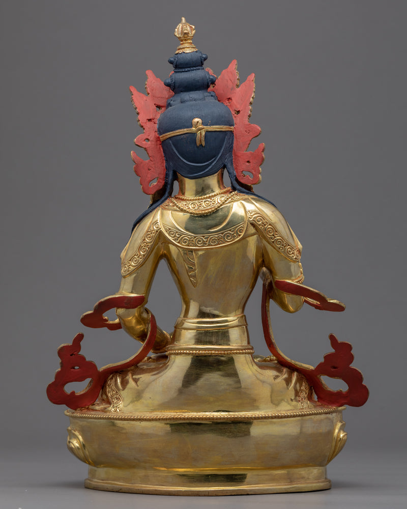 Statue Of Heruka Vajrasattva | Gold Plated Himalayan Art | Traditional Himalayan Art