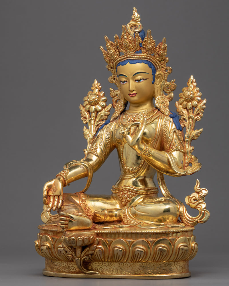 The Green Tara Statue | Traditional Mother Tara Statue | Himalayan Art