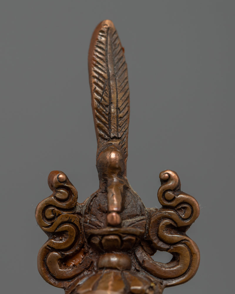 Guru Padmasambhava Copper Statue | Himalayan Tibetan Artwork