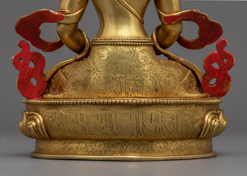 Buddha Amitayus Sculpture | Traditional Buddhist Art