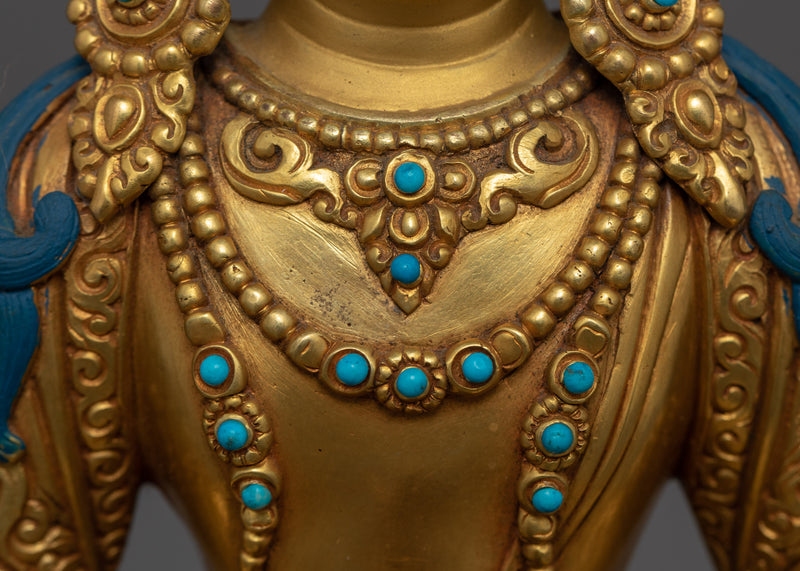 Buddha Amitayus Sculpture | Traditional Buddhist Art