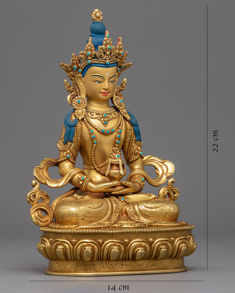 Buddha Amitayus Sculpture | Traditional Buddhist Art