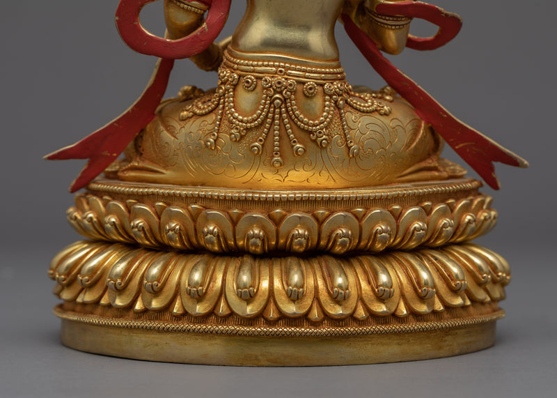 Statue of Buddha Vajrasattva | Hand Carved Tibetan Art