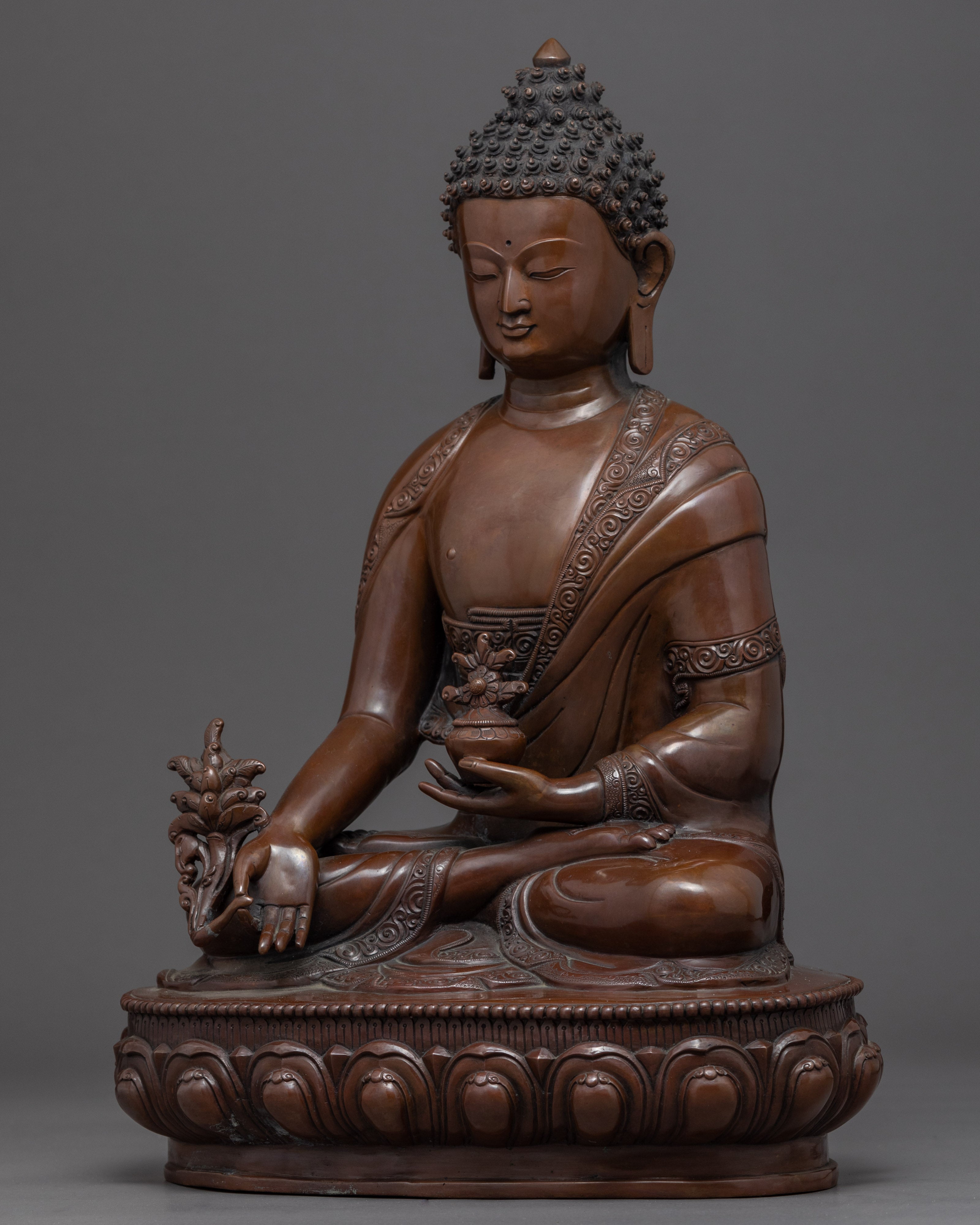 Buddha of Medicine Bhaishajyaguru | Traditional Healing Buddha Sculpture
