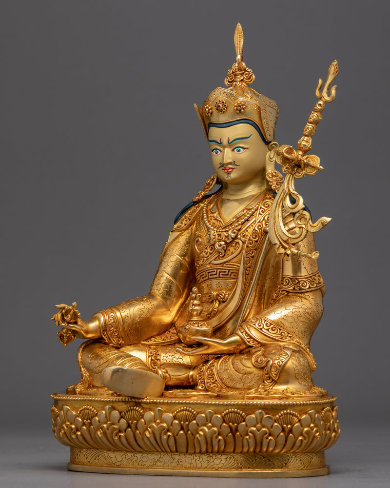 Statue of Rinpoche Padmasambhava | Handmade Artwork | Himalayan Statue