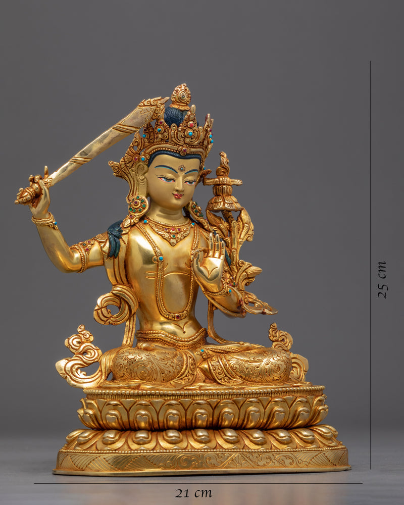 Tibetan Manjushri Statue | Manjushree Statue | Himalayan Art