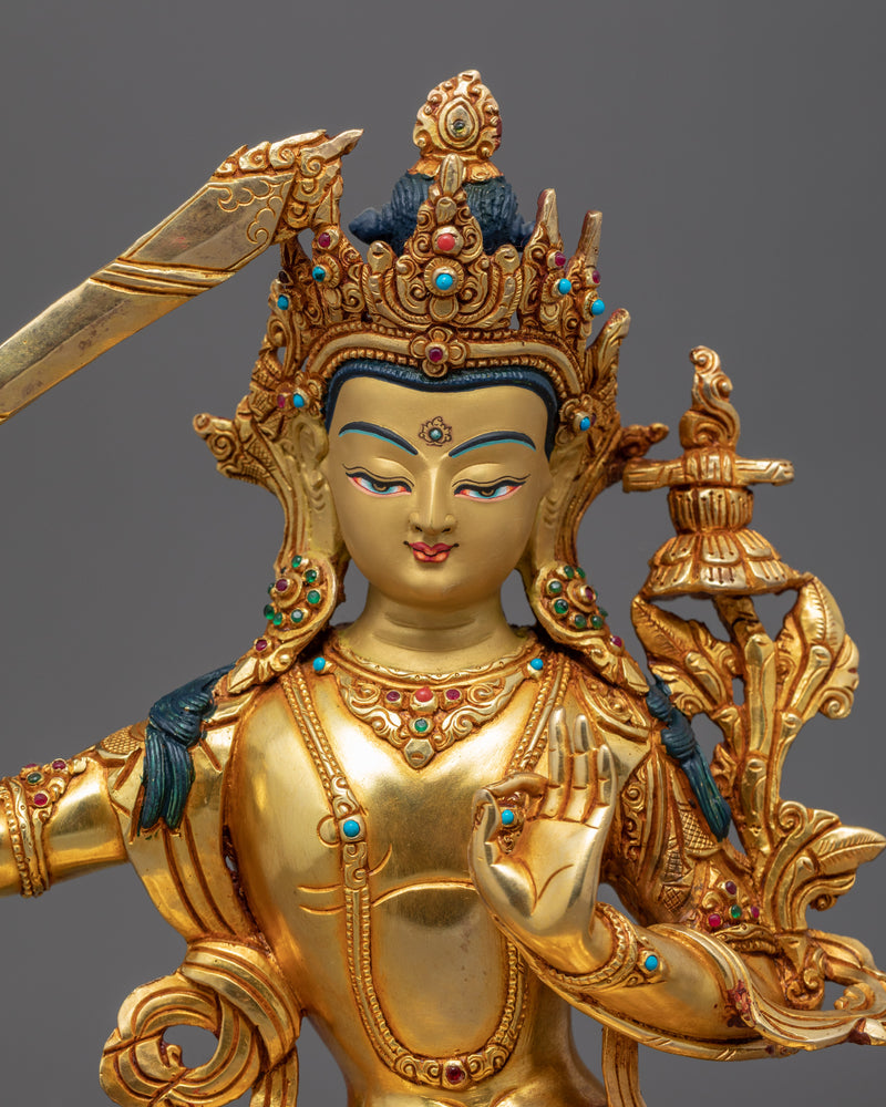 Tibetan Manjushri Statue | Manjushree Statue | Himalayan Art