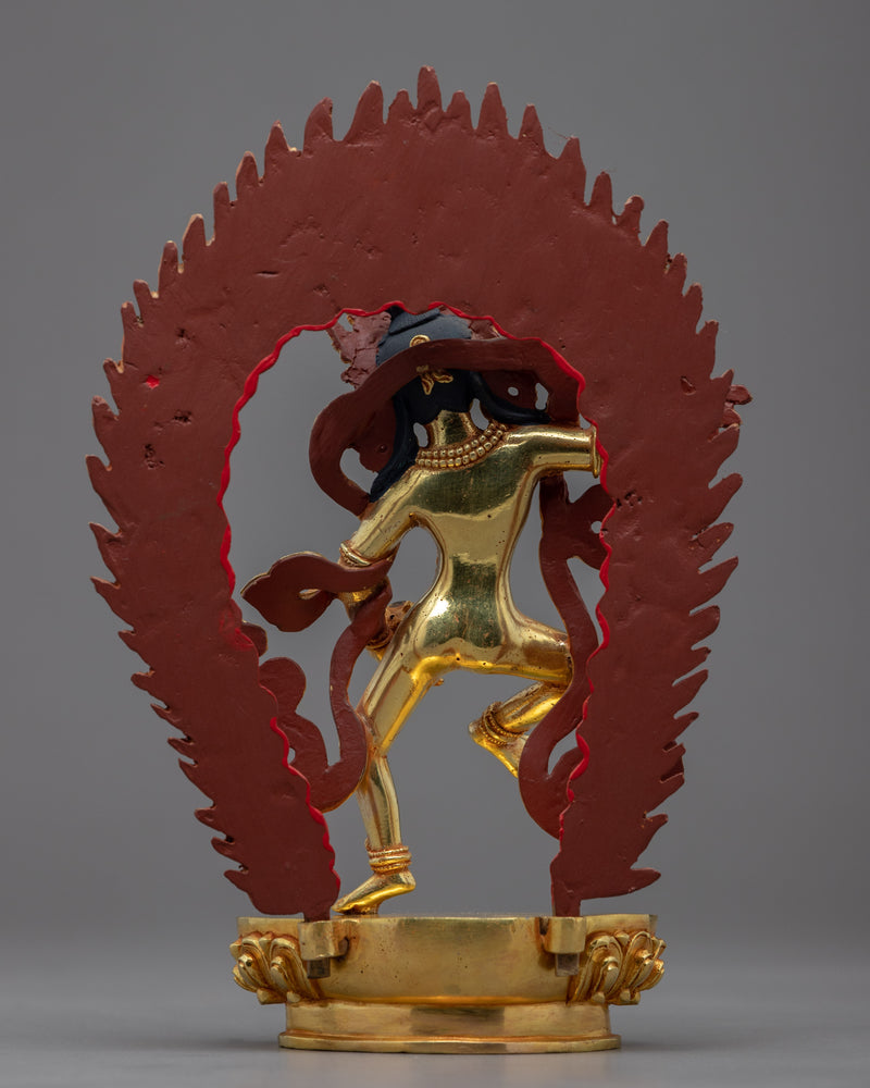 Machig Labdron Sculpture | 24K Gold Gilded Yogini Statue