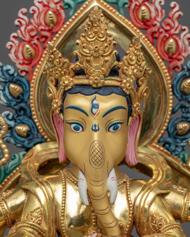 Ganesha Statue | Buddhist Hand-Carved Statue