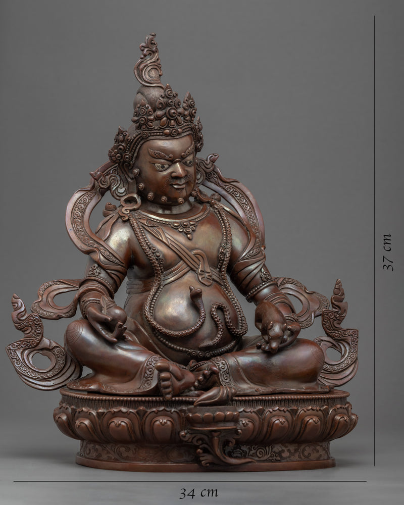 Dzambhala Kubera Statue | Buddhist Himalayan Art