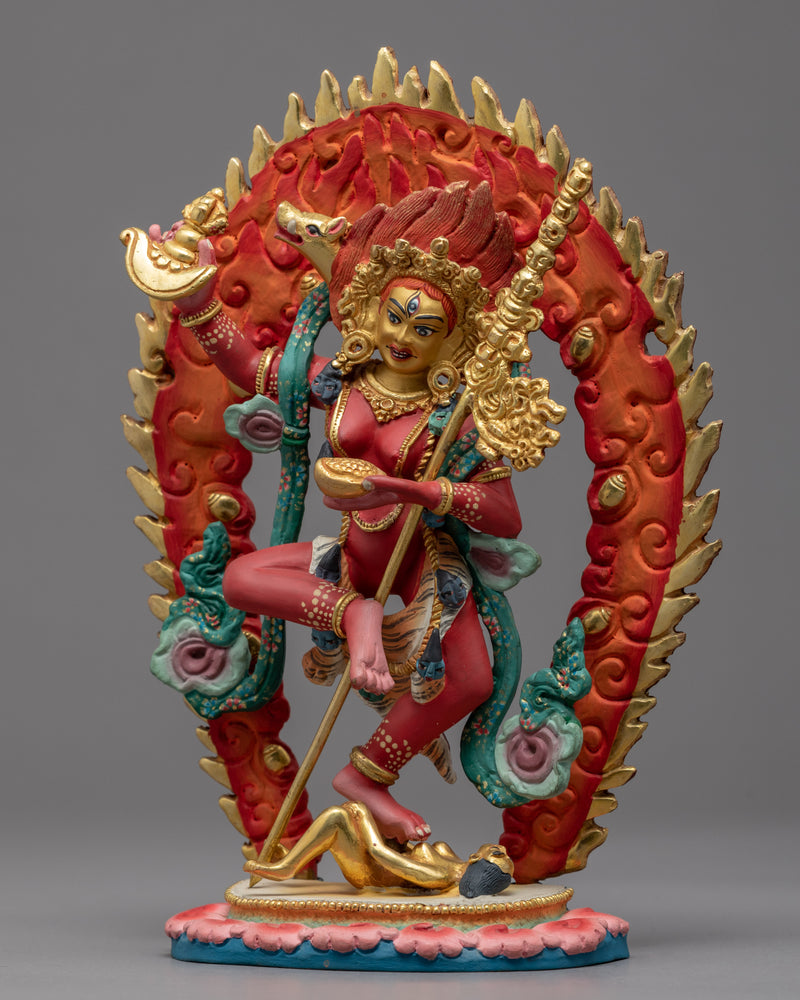 Dorje Phagmo Statue | Gold Gilded Tibetan Art