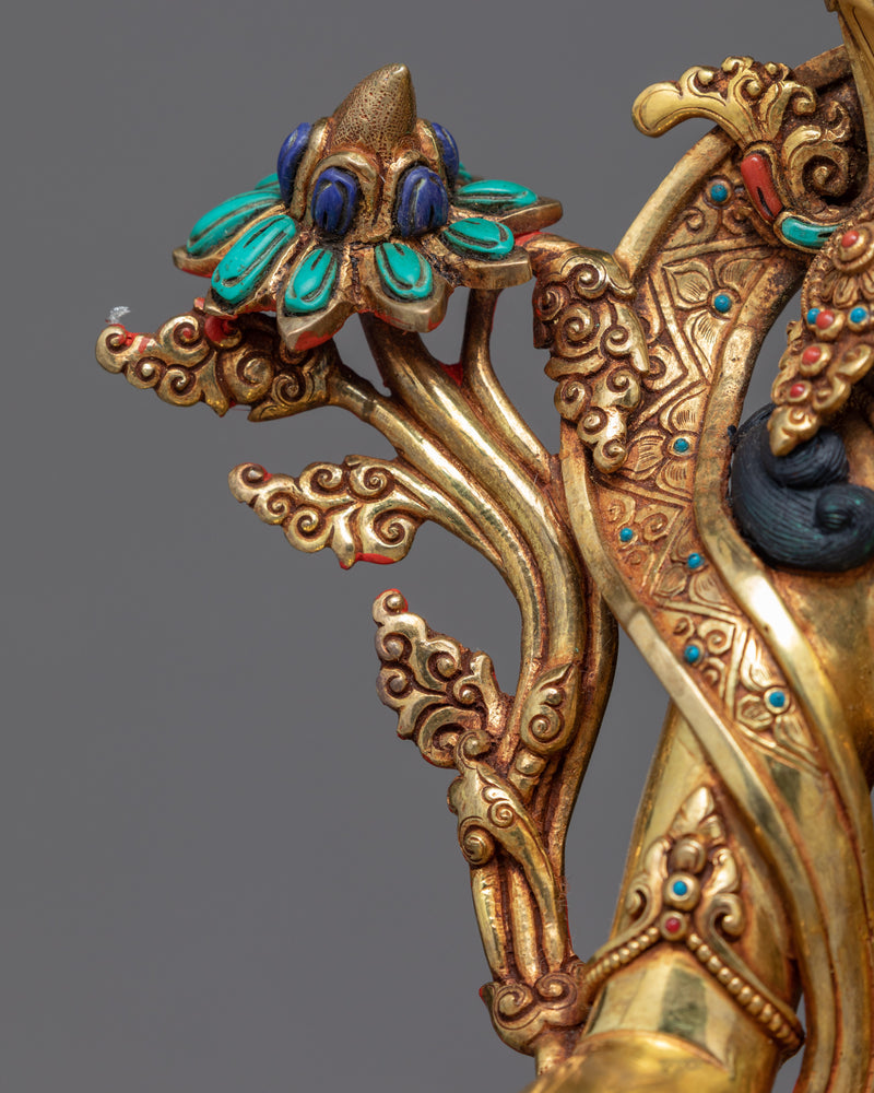 Tibetan Green Tara Statue | Traditionaly Crafted Mother Tara Statue