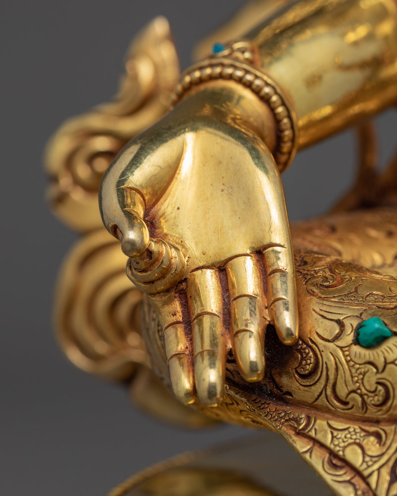 Green Tara Female Buddha |  Hand-crafted Mother Tara Statue