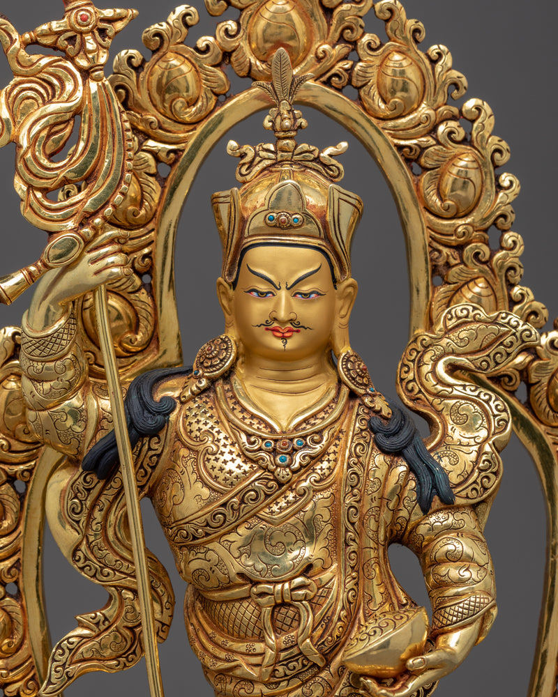 Standing Padmasambhava Statue | Handmade Tibetan Guru Rinpoche